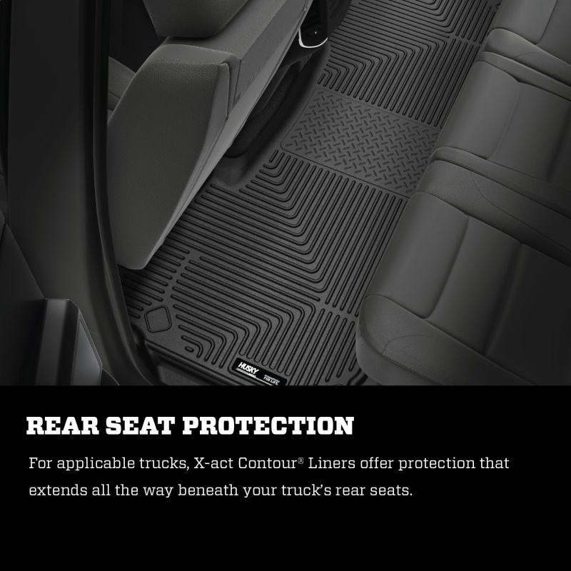 RAM 1500 Front Floor Liners - Husky Liners - X-act Contour - Black - `19-`27